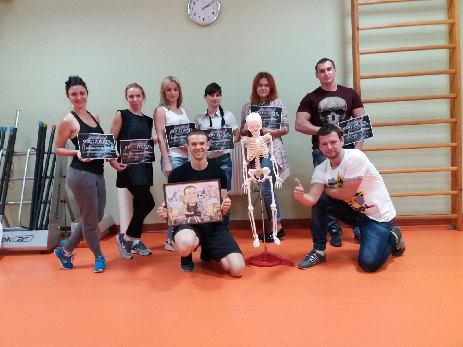 Учебная группа Fitness Pride после завершения программы